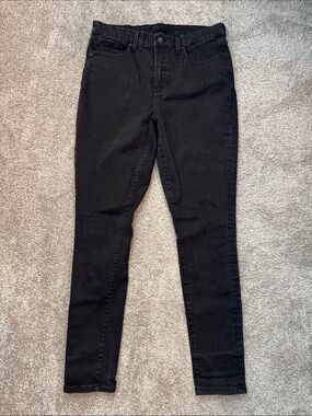 Buckle Black High-Rise Skinny Jeans